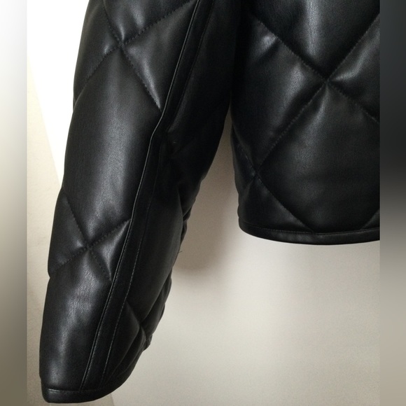 STAND STUDIO Black Puffy Jacinda Puffer Quilted Jacket Size 34 $430 - Picture 10 of 16